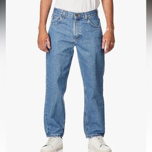 CARHARTT Men’s  Straight Traditional fit Tapered leg Jeans Stonewash size 48X30